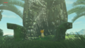 One of the Koroks found on Ubota Point from Breath of the Wild