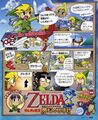 The frontpiece for the Phantom Hourglass interview in Nintendo Dream (first part)
