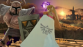 Zelda using the Phantom Slash in Super Smash Bros. Ultimate