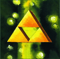 Artwork of the Triforce from The Legend of Zelda
