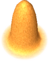 A tall Sand Mound from Tri Force Heroes