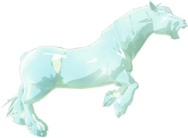 File:BotW Frozen Horse Model.png