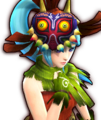 Unused sad Lana wearing the Skull Kid's Clothes from Hyrule Warriors: Definitive Edition