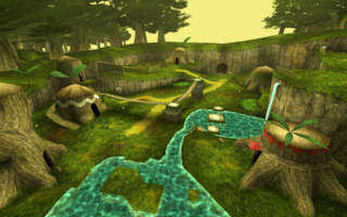 Kokiri Forest screenshot from Ocarina of Time 3D