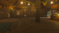 The interior of Tabantha Bridge Stable from Tears of the Kingdom
