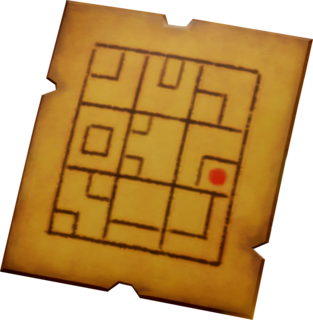 Dungeon Map model from Echoes of Wisdom