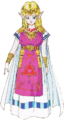 Zelda in royal clothes from A Link to the Past