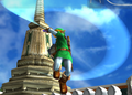 Link performing the Cyclone Attack in Soulcalibur II
