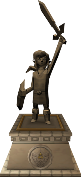 File:TWW Hero of Time Statue Model.png