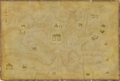The map from Echoes of Wisdom near the start of Zelda's adventure