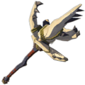Icon for the Dragonbone Moblin Spear from Hyrule Warriors: Age of Calamity
