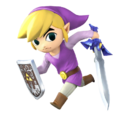 Toon Link alternate costume from Super Smash Bros. for Nintendo 3DS / Wii U