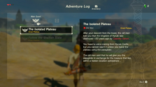 A screenshot of a Main Quest.