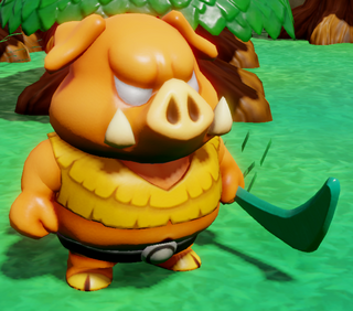 Boomerang Boarblin model from Echoes of Wisdom