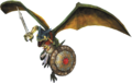 Render of an Aeralfos from Hyrule Warriors