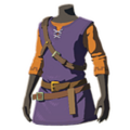 Tunic of the Wild with Purple Dye from Breath of the Wild
