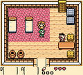 The interior of Marin and Tarin's House from Link's Awakening DX
