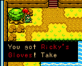 Link obtaining Ricky's Gloves in Oracle of Ages