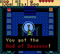 Link obtaining the Rod of Seasons