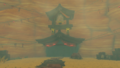 The back entrance to the Yiga Clan Hideout from Tears of the Kingdom