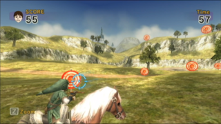 Horseback Target Practice screenshot from Link's Crossbow Training