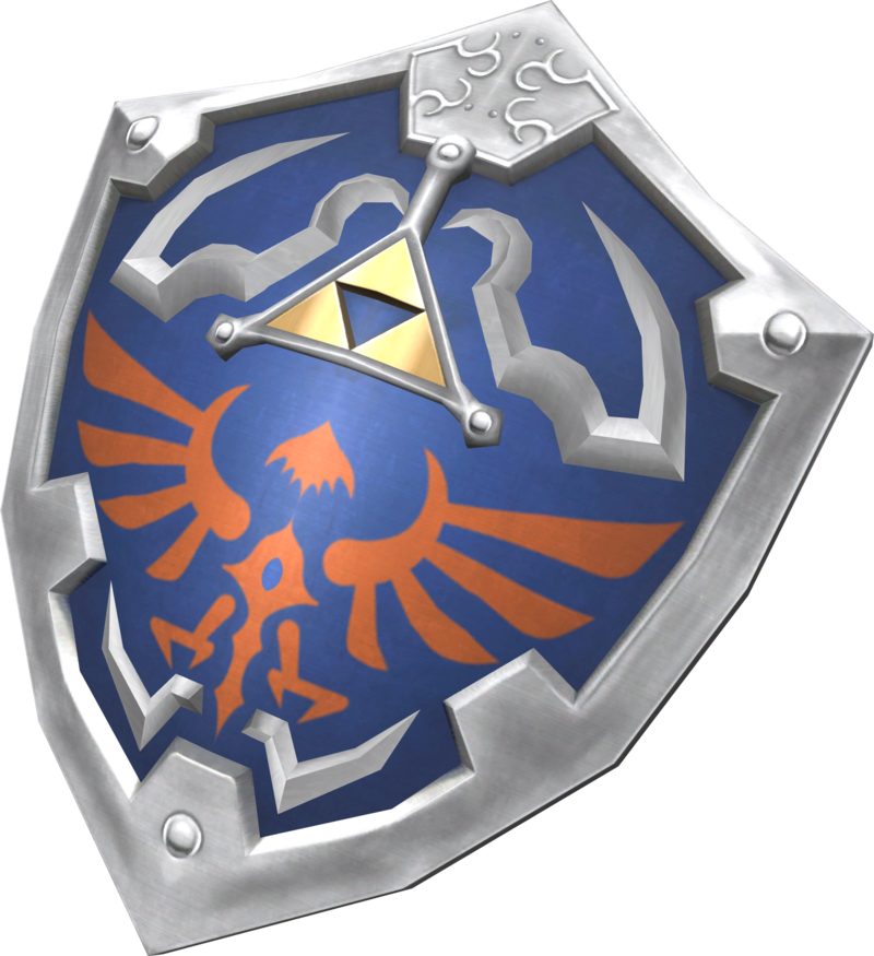 File:TPHD Hylian Shield Model.png - Zelda Wiki