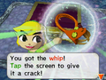Link obtaining the Whip from Spirit Tracks