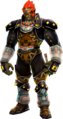 Ganondorf wearing the Era of the Hero of Time Armor from Ocarina of Time (DLC)