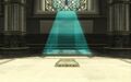 The activated Pedestal of the Master Sword from Twilight Princess
