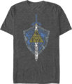The Legend of Zelda - Iconic Mosaic T-shirt Charcoal Heather.png