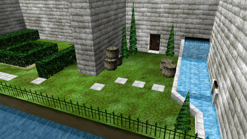 File:OoT Courtyard Gardens.png