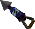 The Longshot, as seen in game from Ocarina of Time