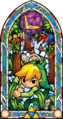 Stained Glass artwork from The Wind Waker