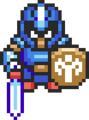 Unused Blue Sword Soldier from Four Swords Adventures
