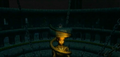 The rising of the Goddess Statue in the Mirror Chamber atop the Arbiter's Grounds