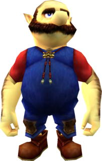 Talon model from Ocarina of Time 3D