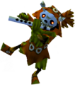 The Skull Kid wearing the Skull Mask from Ocarina of Time