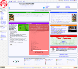 MarioWiki's current layout