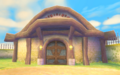 The exterior of the Sparring Hall as seen in Skyward Sword HD