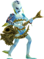Mikau playing the Zora Guitar from Majora's Mask 3D