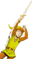 Link as he appears in The Legend of Zelda comics by Valiant Comics