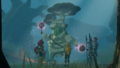 A promotional screenshot of Hestu during "A Guide through the Mists"