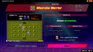 Wizzrobe Warrior screenshot from Nintendo World Championships: NES Edition