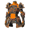 The Ancient Cuirass with Orange Dye