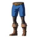 Trousers of the Wild with Blue Dye from Breath of the Wild