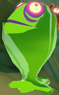Green Chuchu model from The Wind Waker HD