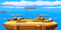 The Pirate Ship Stage battlefield preview from Super Smash Bros. Ultimate