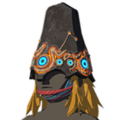 The Ancient Helm with Light Blue Dye from Breath of the Wild