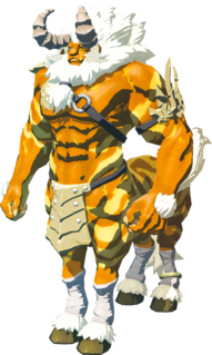 Golden Lynel model from Breath of the Wild