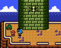 Eagle's Tower with its entrance hidden from Link's Awakening DX